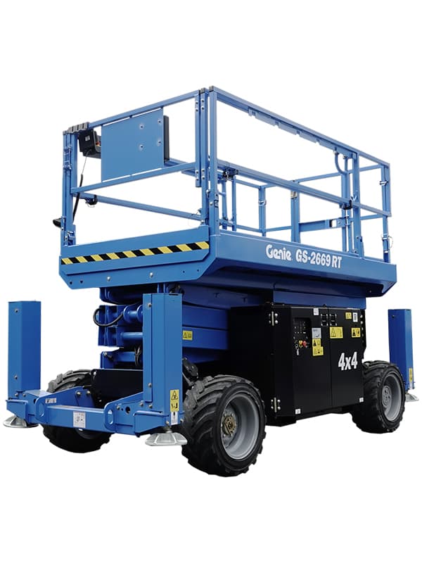 Saxlift diesel, plattformshöjd 8 m