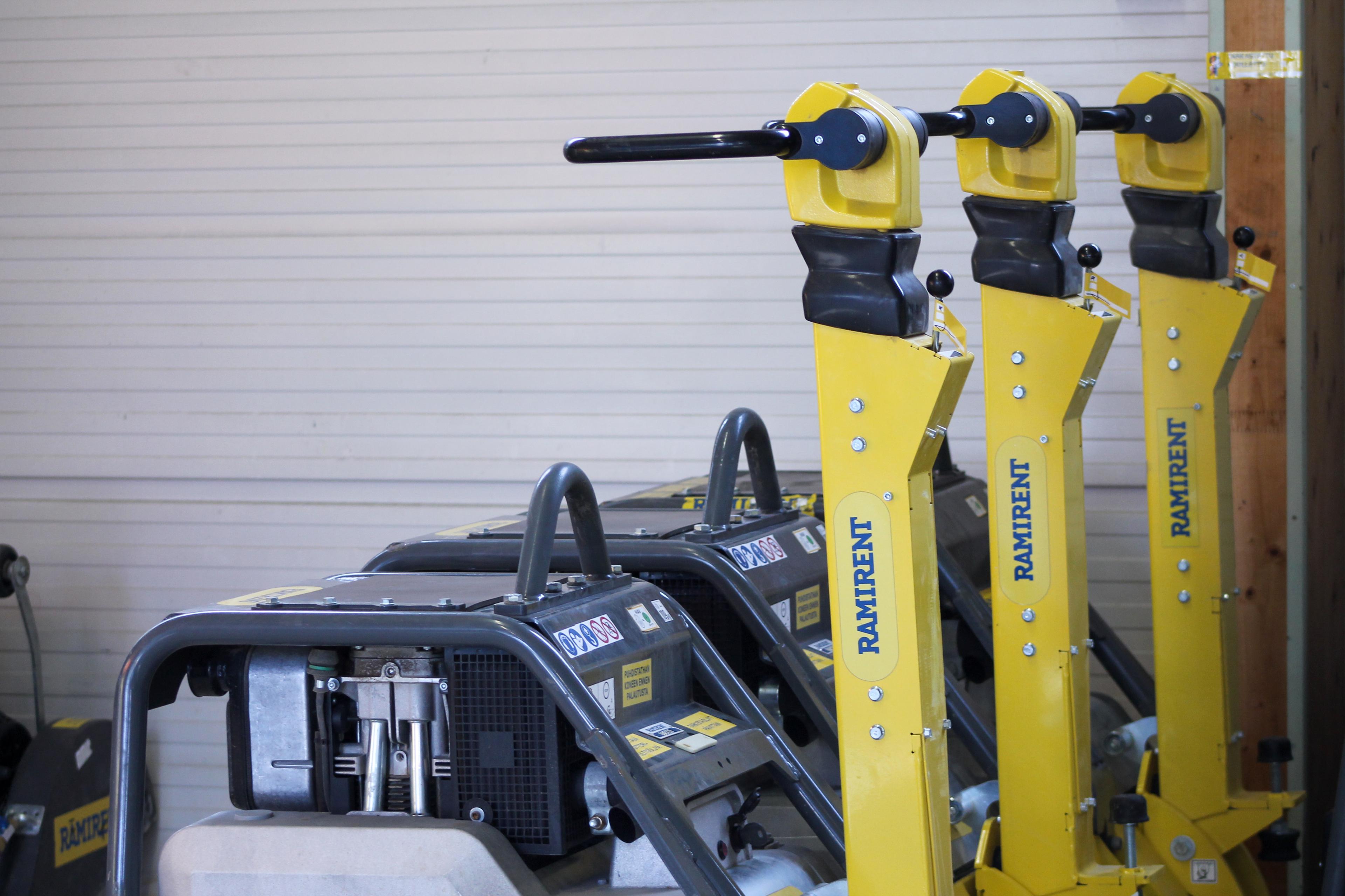 Vibratorplatta, dieseldriven, < 500 kg