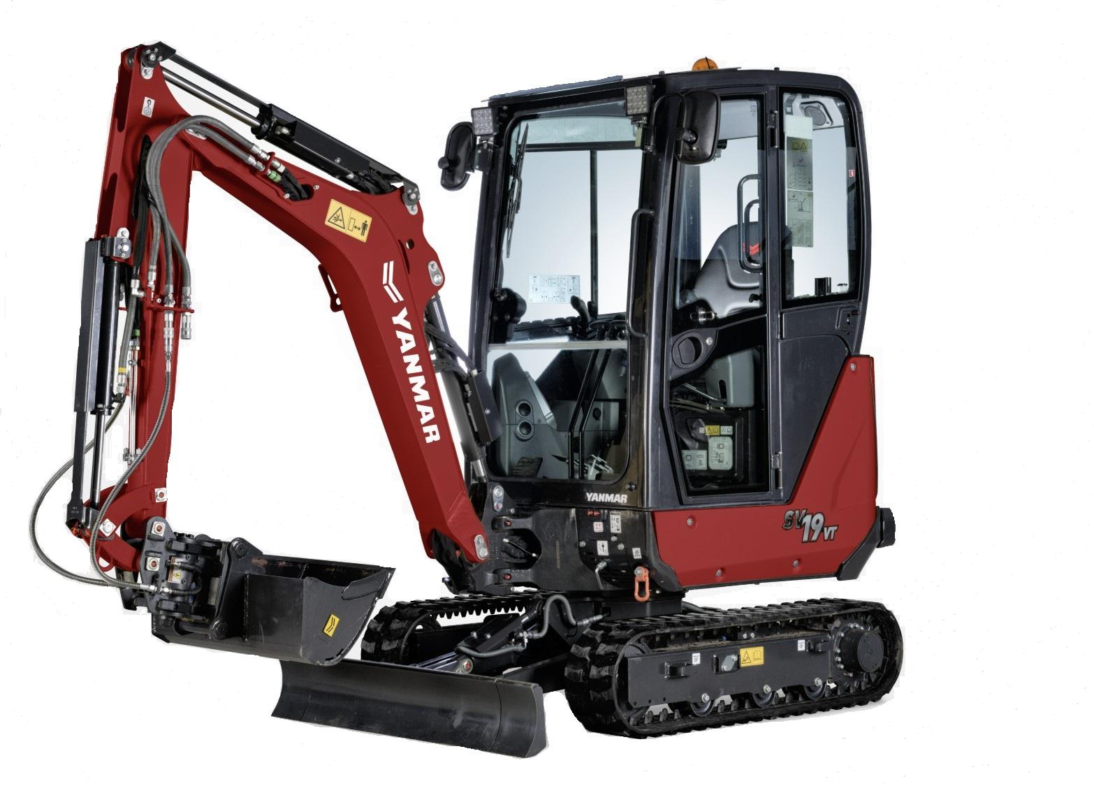 Grävmaskin bandburen 2T (tiltrotator)