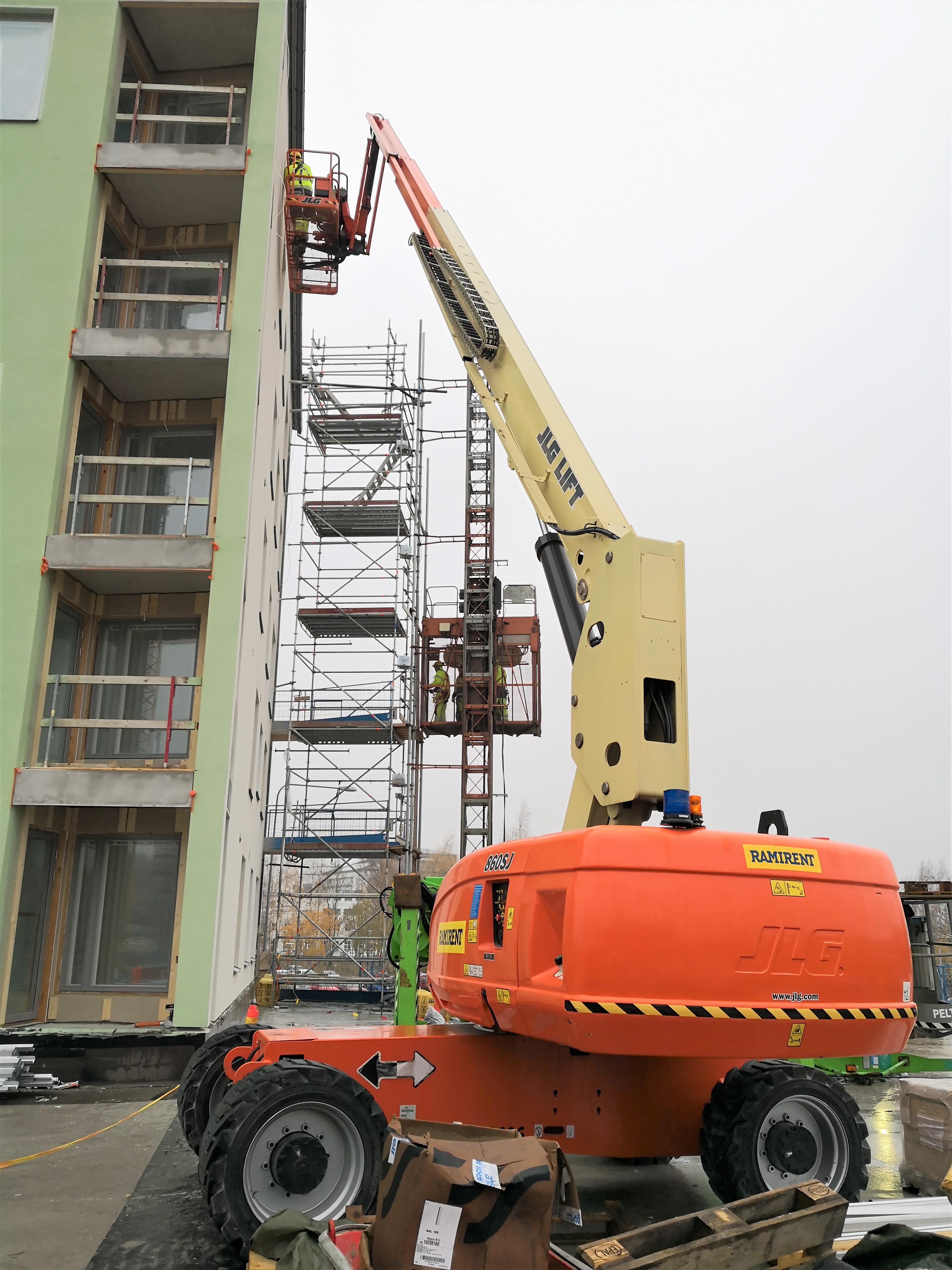 Teleskoplift diesel, plattformshöjd 26,2m