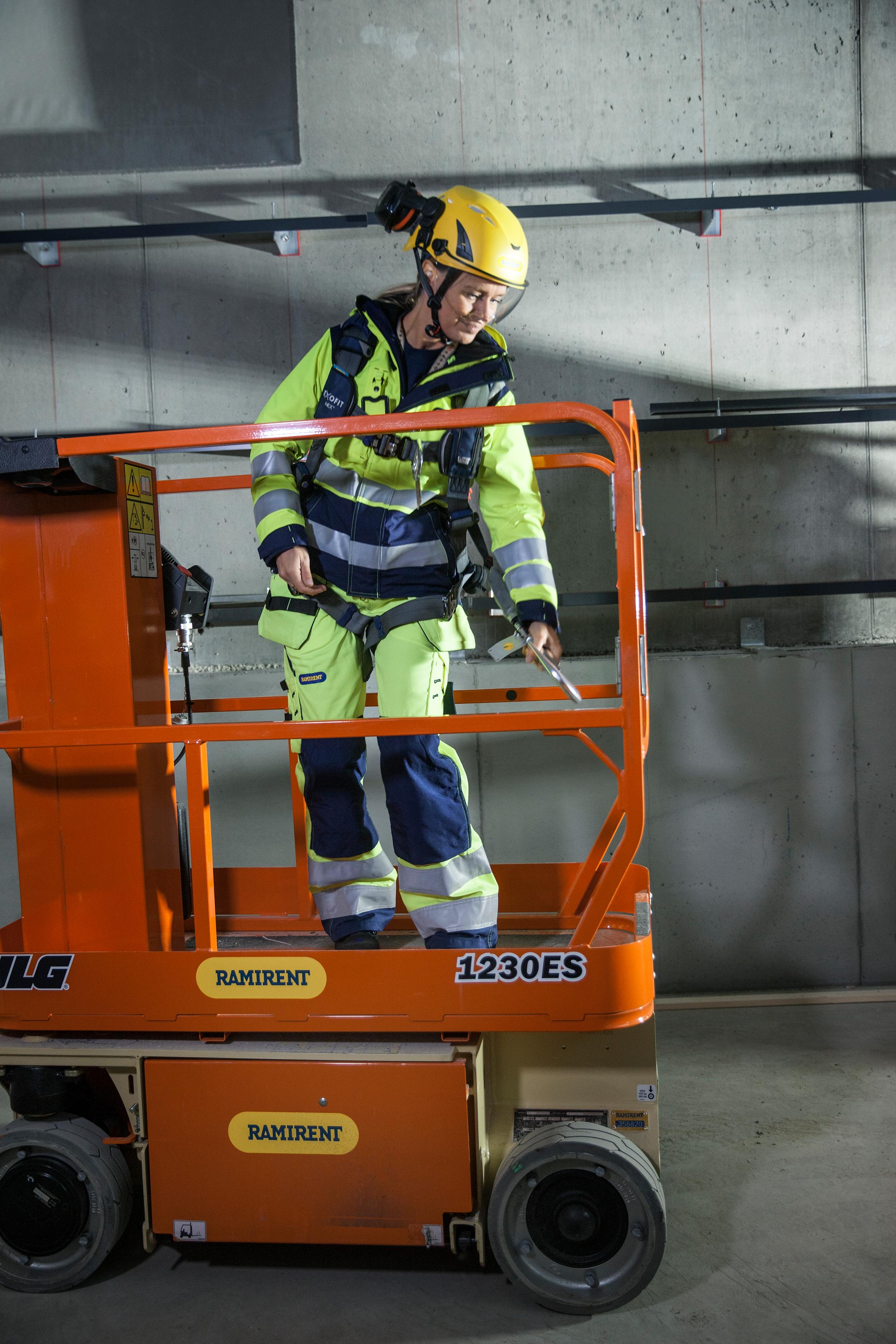 Pelarlift batteri plattformshöjd  3,6 m