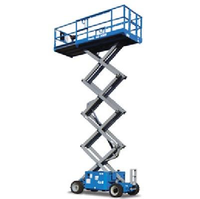 Saxlift diesel, plattformshöjd 9,7m