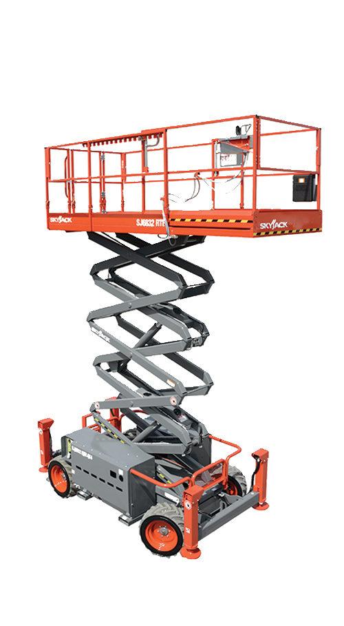 Saxlift diesel, plattformshöjd 9,7m