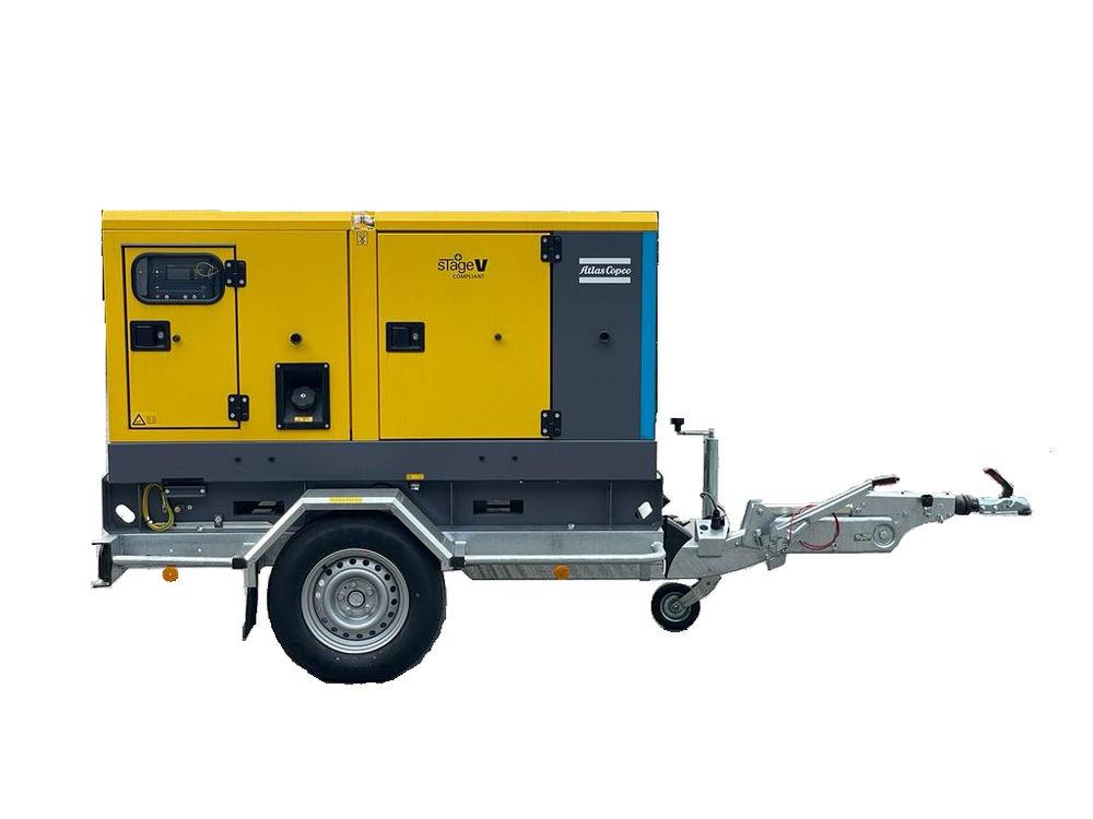 Elverk 20kVA steg 5 på släp, diesel