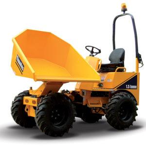 Dumper hjulburen 4wd 3-vägstipp självlastande 1,5T