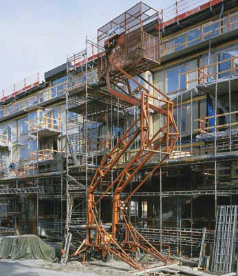 Bygghiss hydraulisk < 800 kg