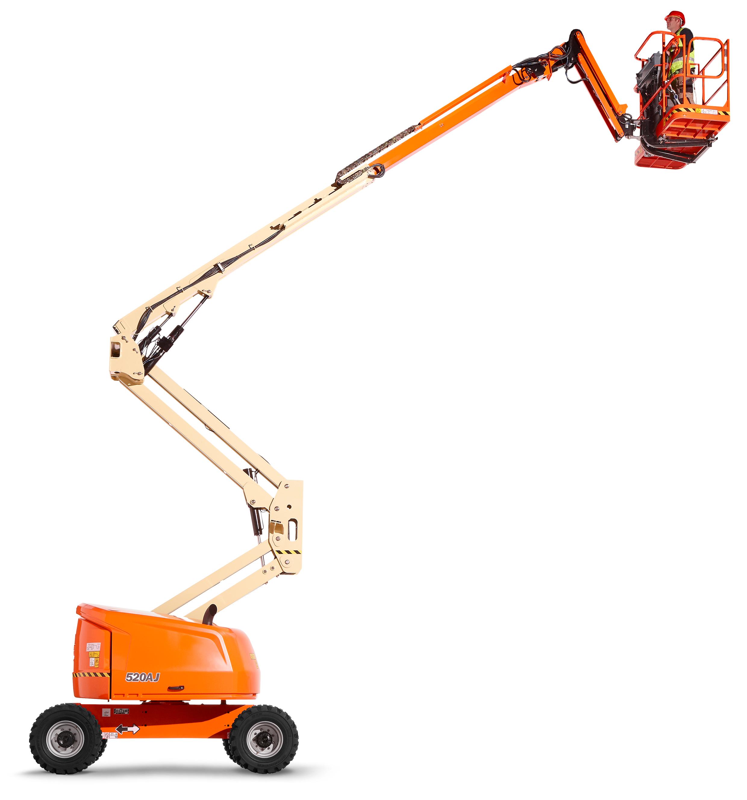 Vikbomslift diesel, plattformshöjd 16m