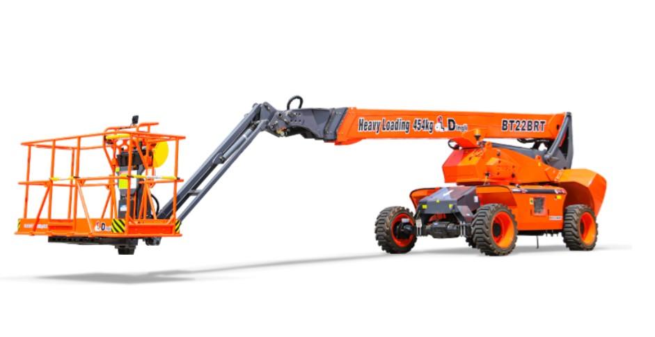 Teleskoplift diesel,  plattformshöjd 20,1m