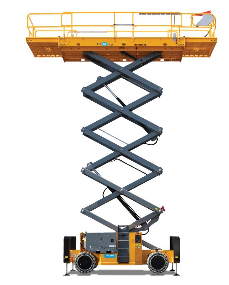 Saxlift hybrid plattformshöjd 16 m (kort utskjut)