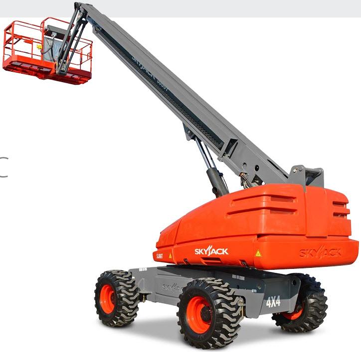 Teleskoplift diesel,  plattformshöjd 20,1m