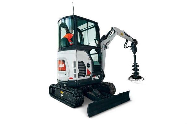 Grävmaskin bandburen 2T med tiltrotator