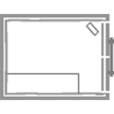 Container, 10 fot isolerad med inredning