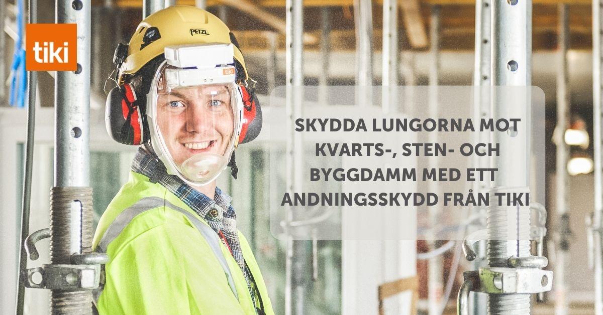 Lättanvänt fläktassisterat andningsskydd