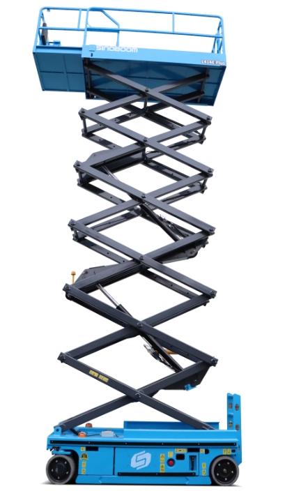 Saxlift batteri plattformshöjd 14 m