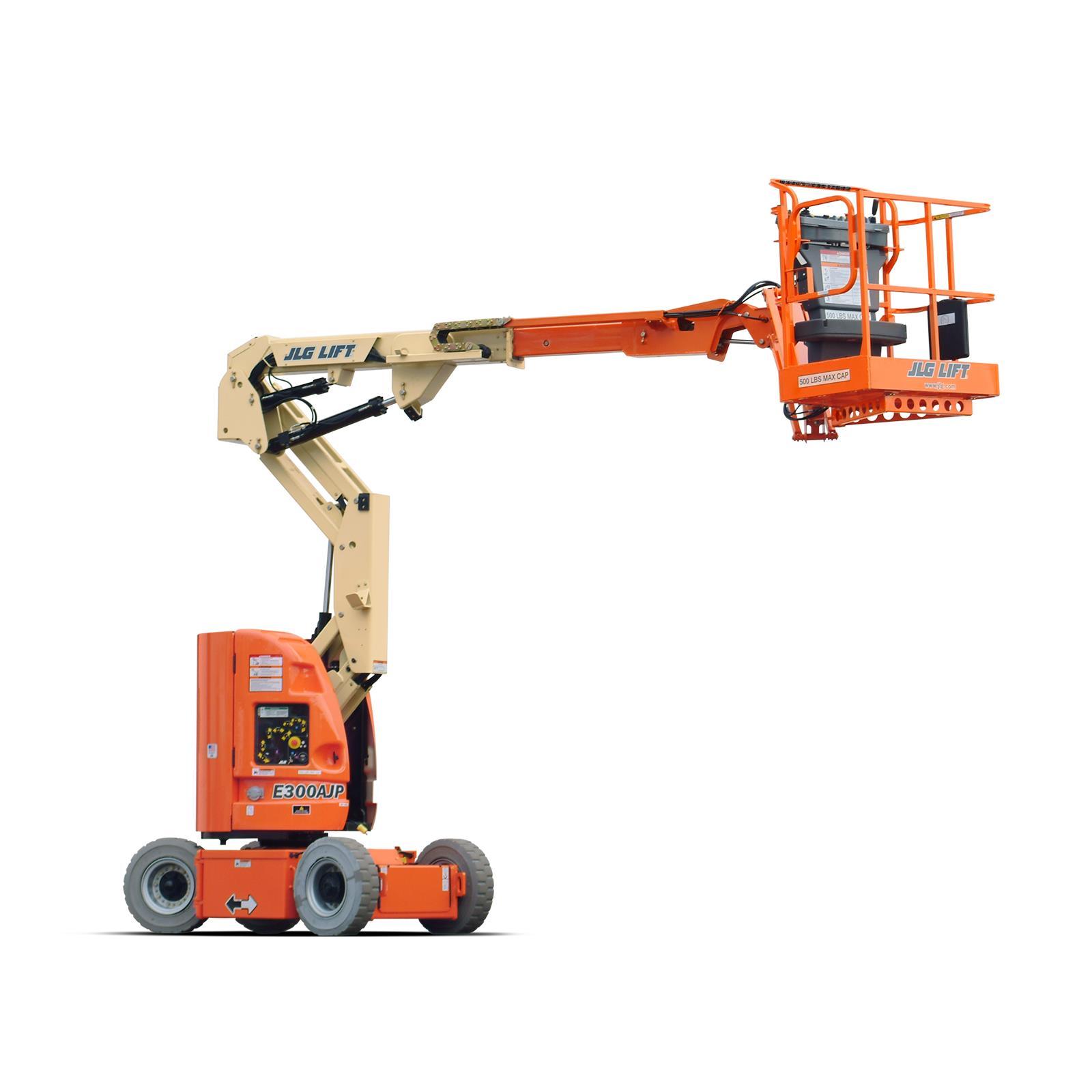 Vikbomslift batteri plattformshöjd 9 m