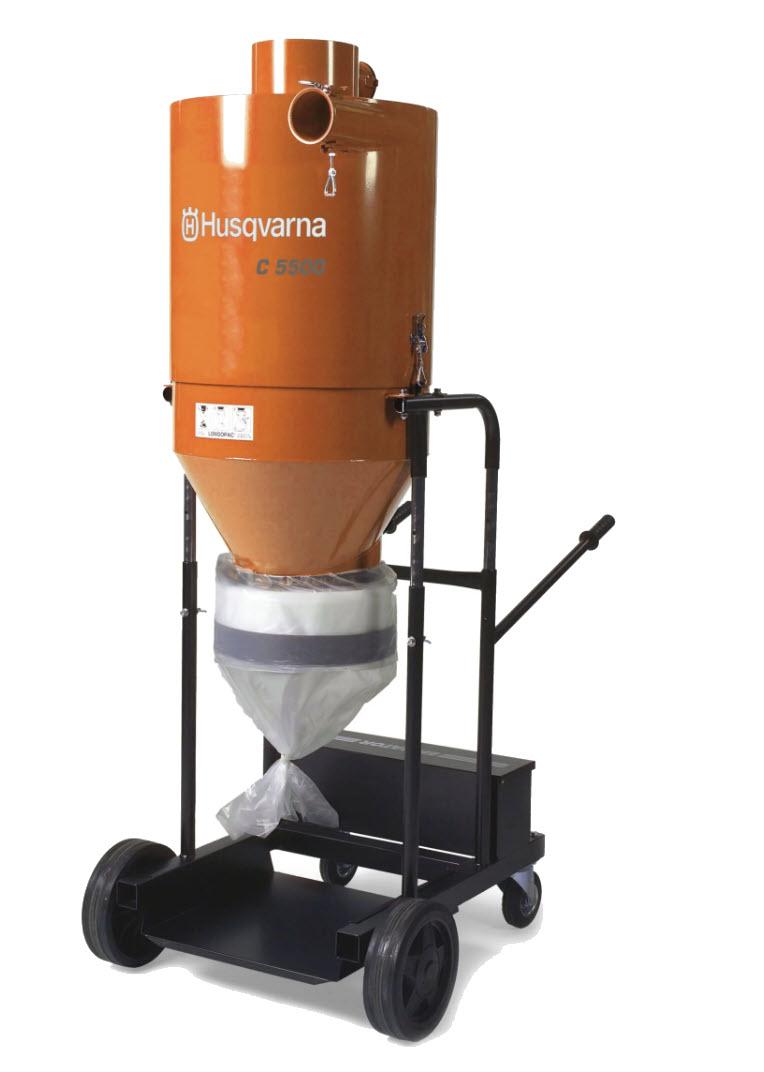 Föravskiljare med säck, 100l