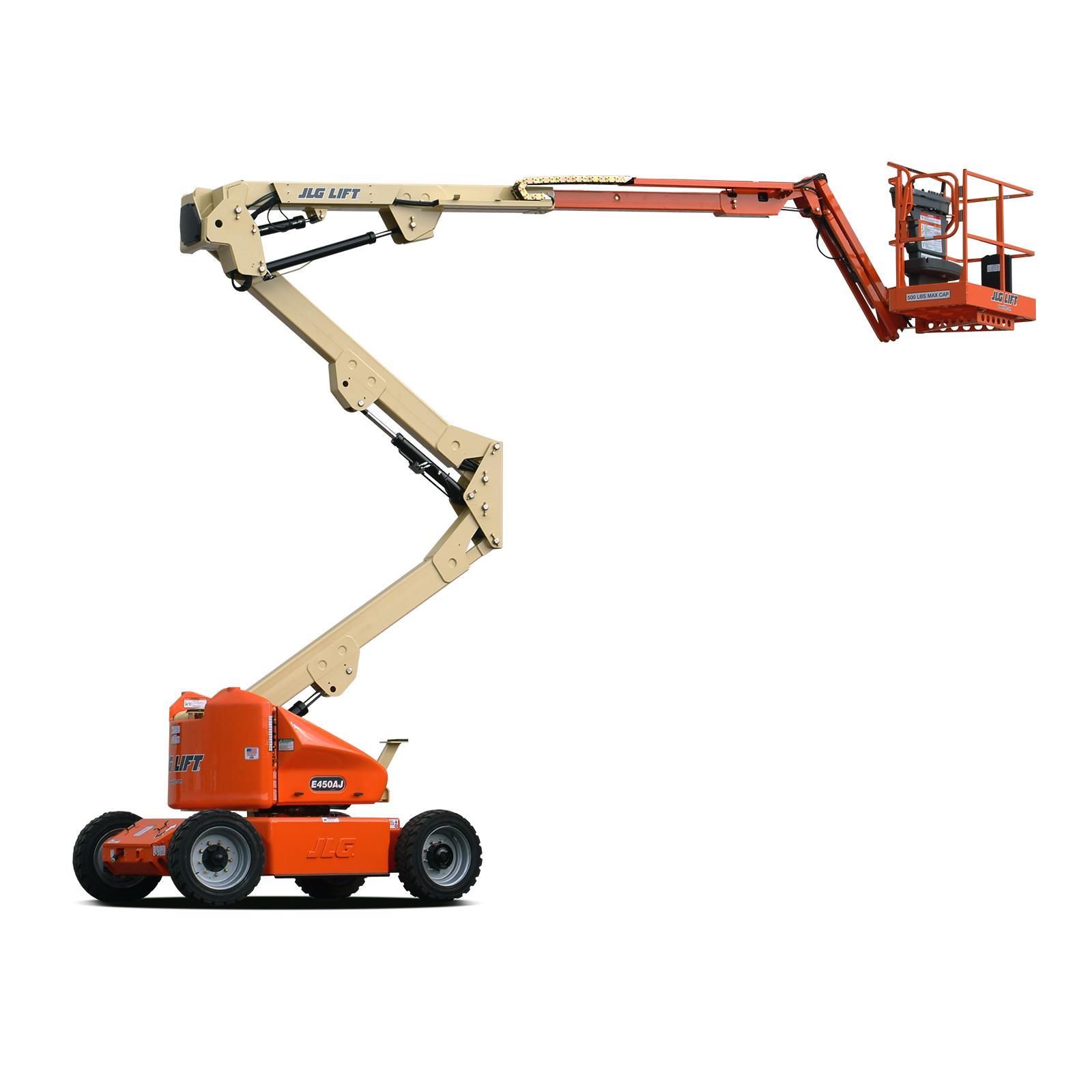 Vikbomslift batteri plattformshöjd 13,7 m