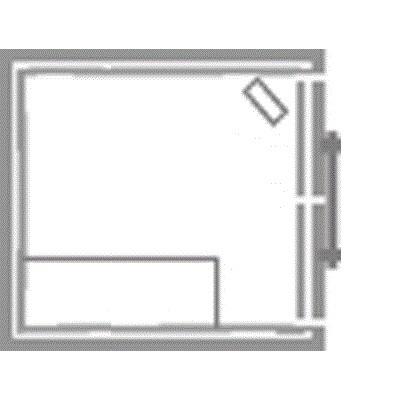 Container, 8 fot isolerad med inredning