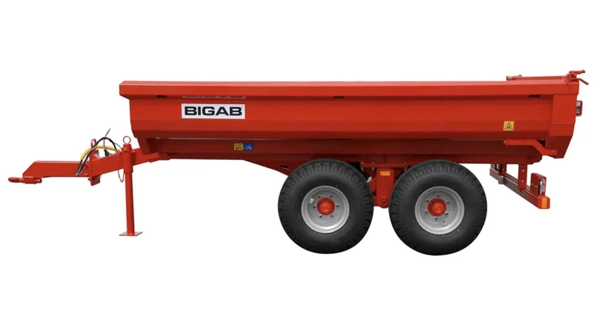 Entreprenadvagn, hydraulisk tipp <8 T