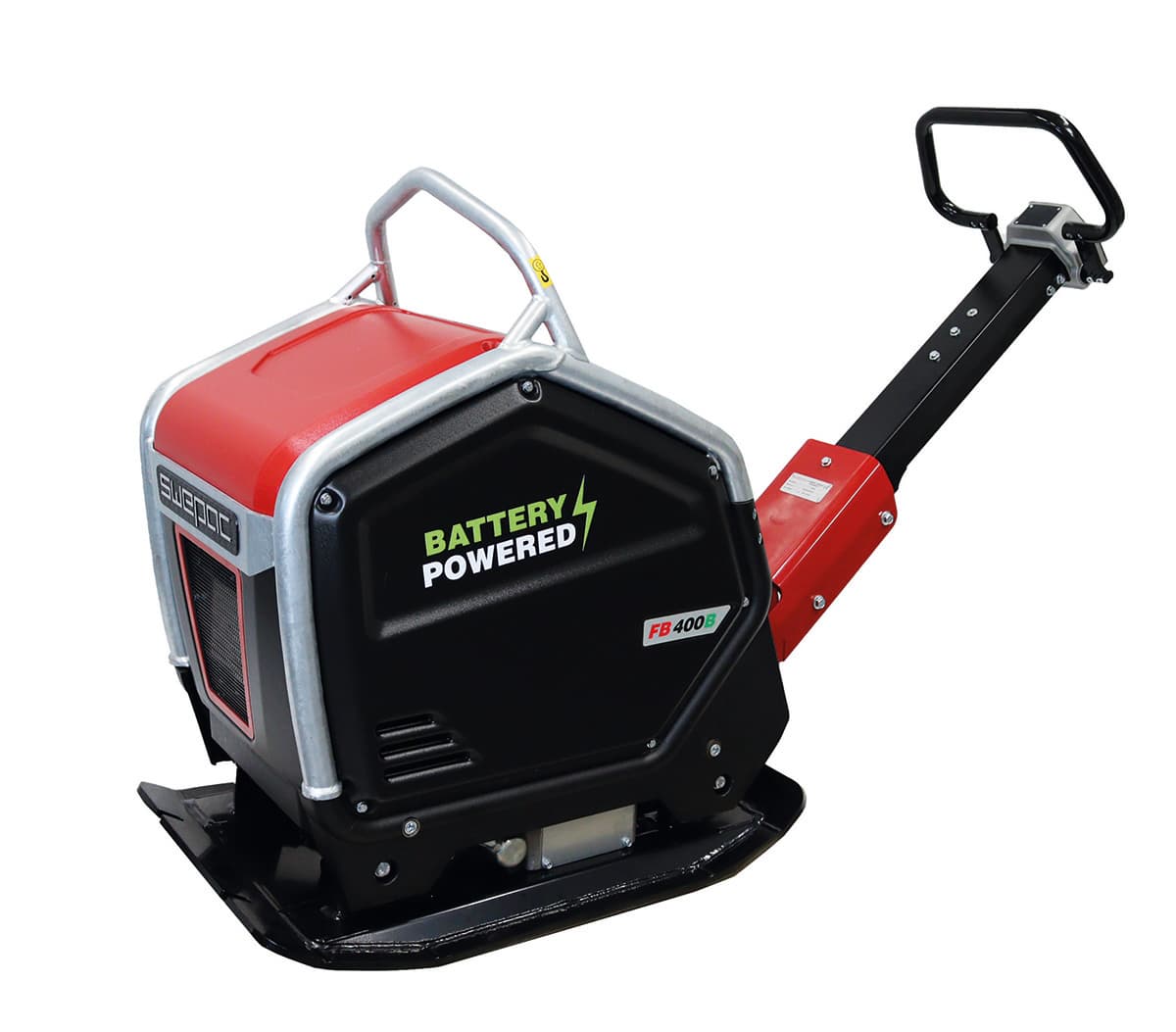 Vibratorplatta, batteridriven, < 400 kg