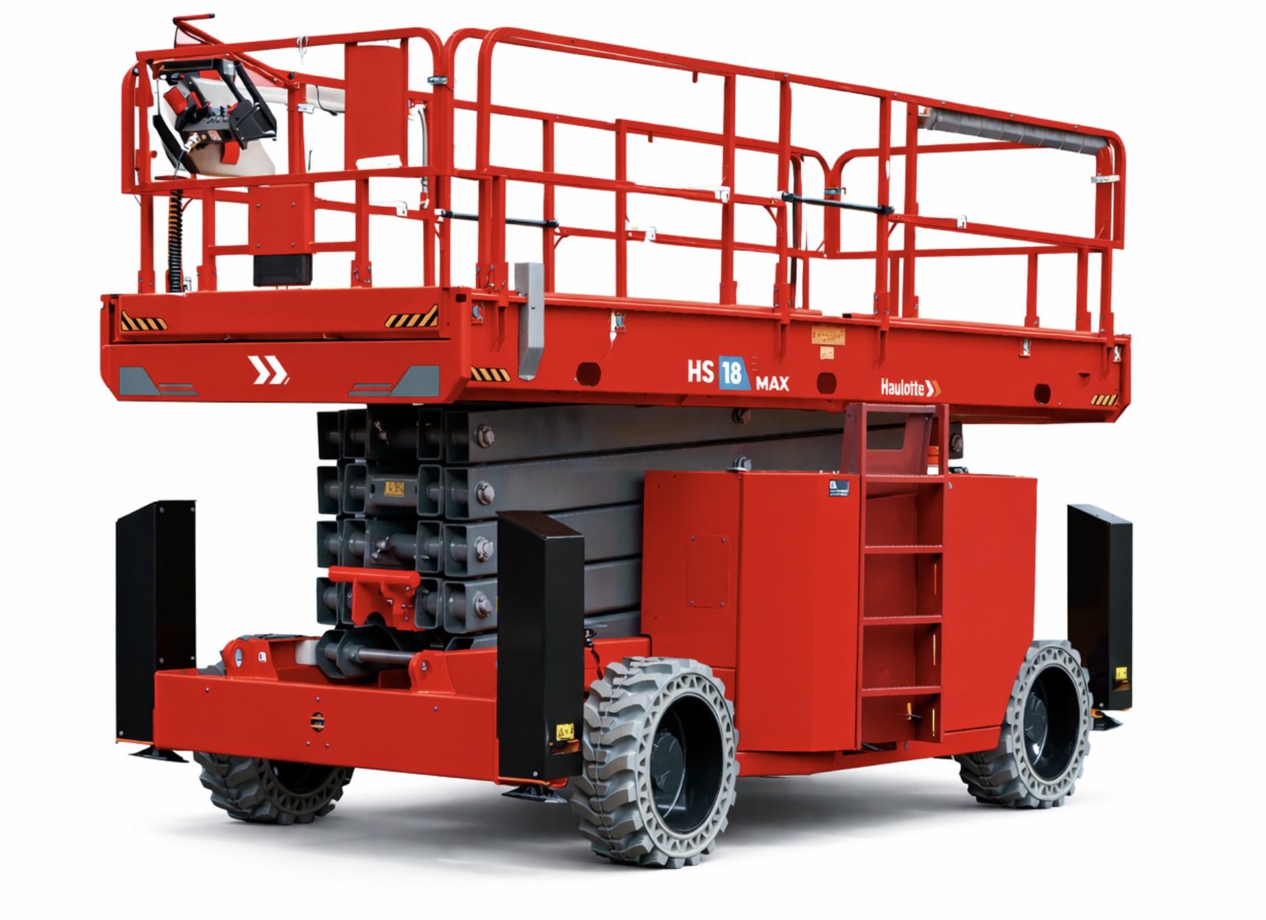 Saxlift hybrid plattformshöjd 16 m (kort utskjut)