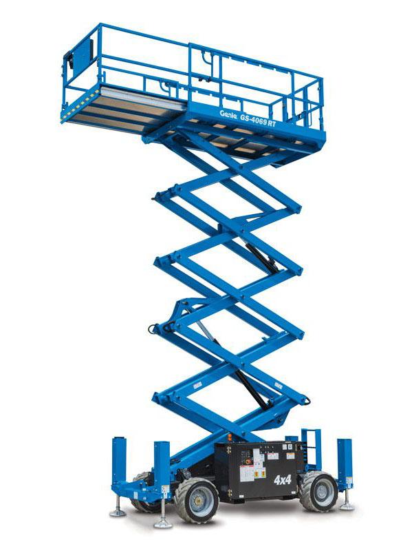 Saxlift diesel, plattformshöjd 12,3m