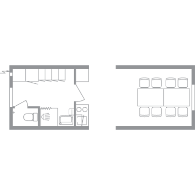 Standardmodul EDWO med hygienutrymme MILJÖ C