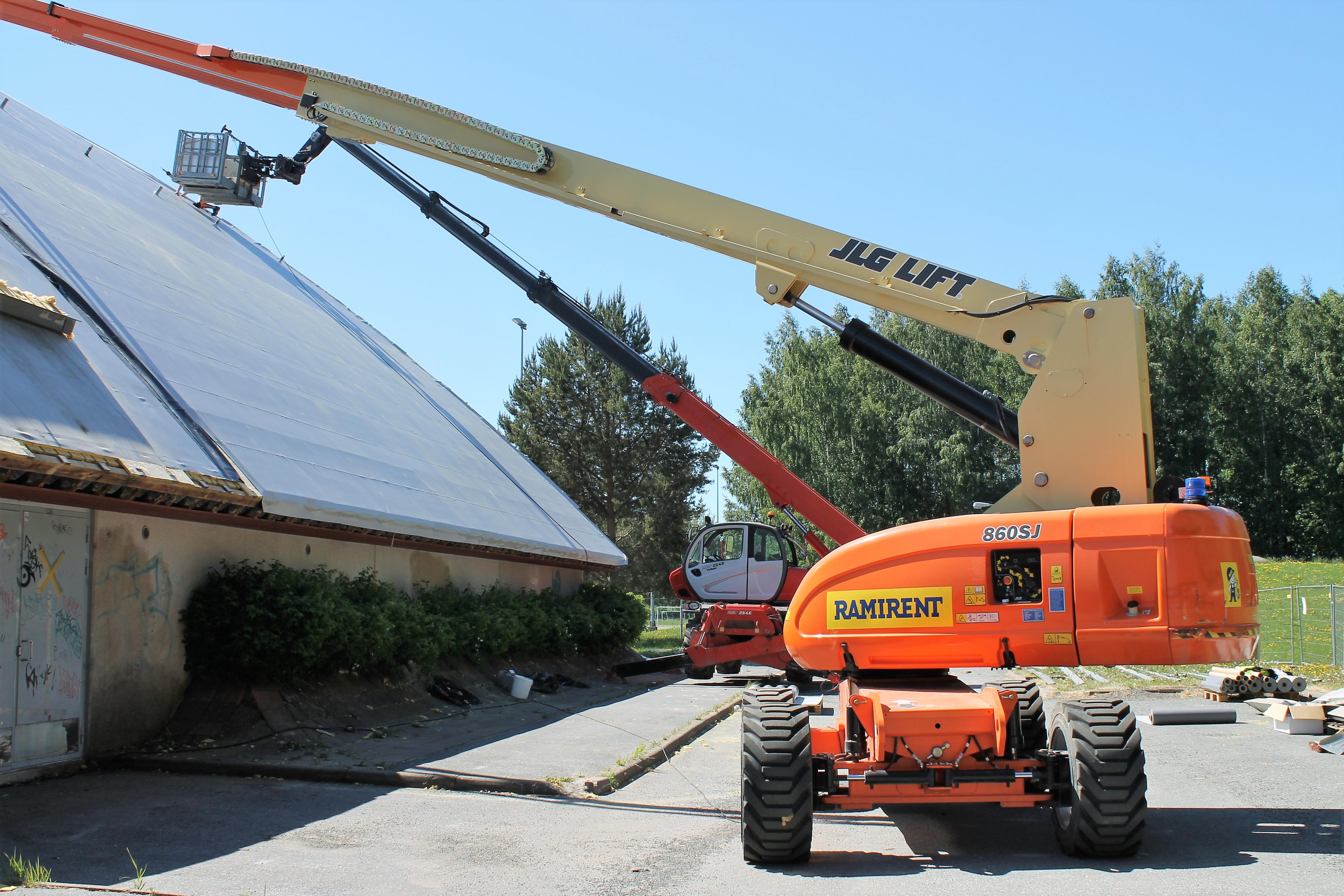 Teleskoplift diesel, plattformshöjd 26,2m