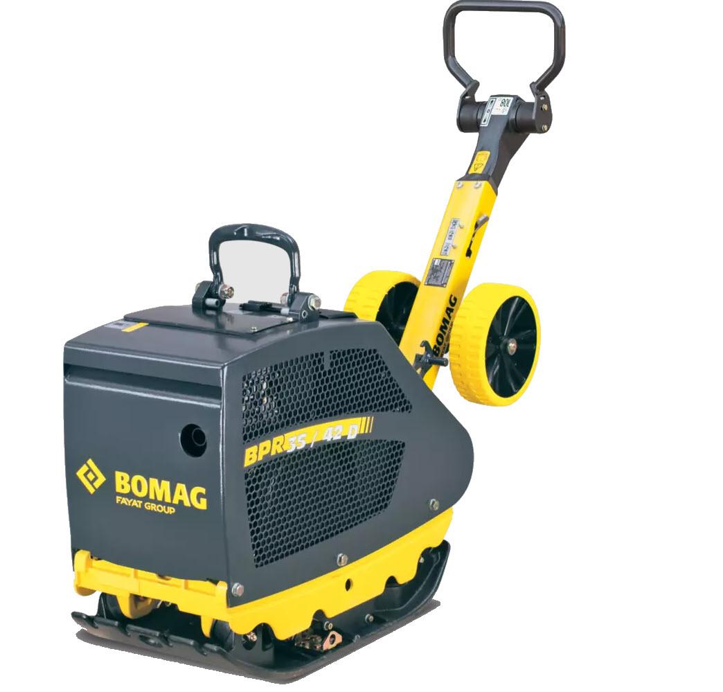 Vibratorplatta, dieseldriven, < 400 kg