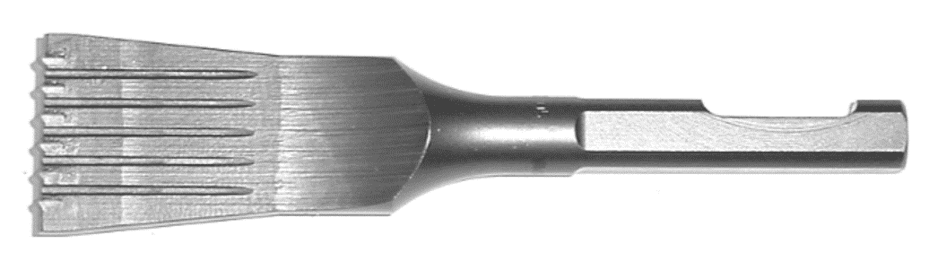 Flatmejsel, vinklad, HEX 13mm