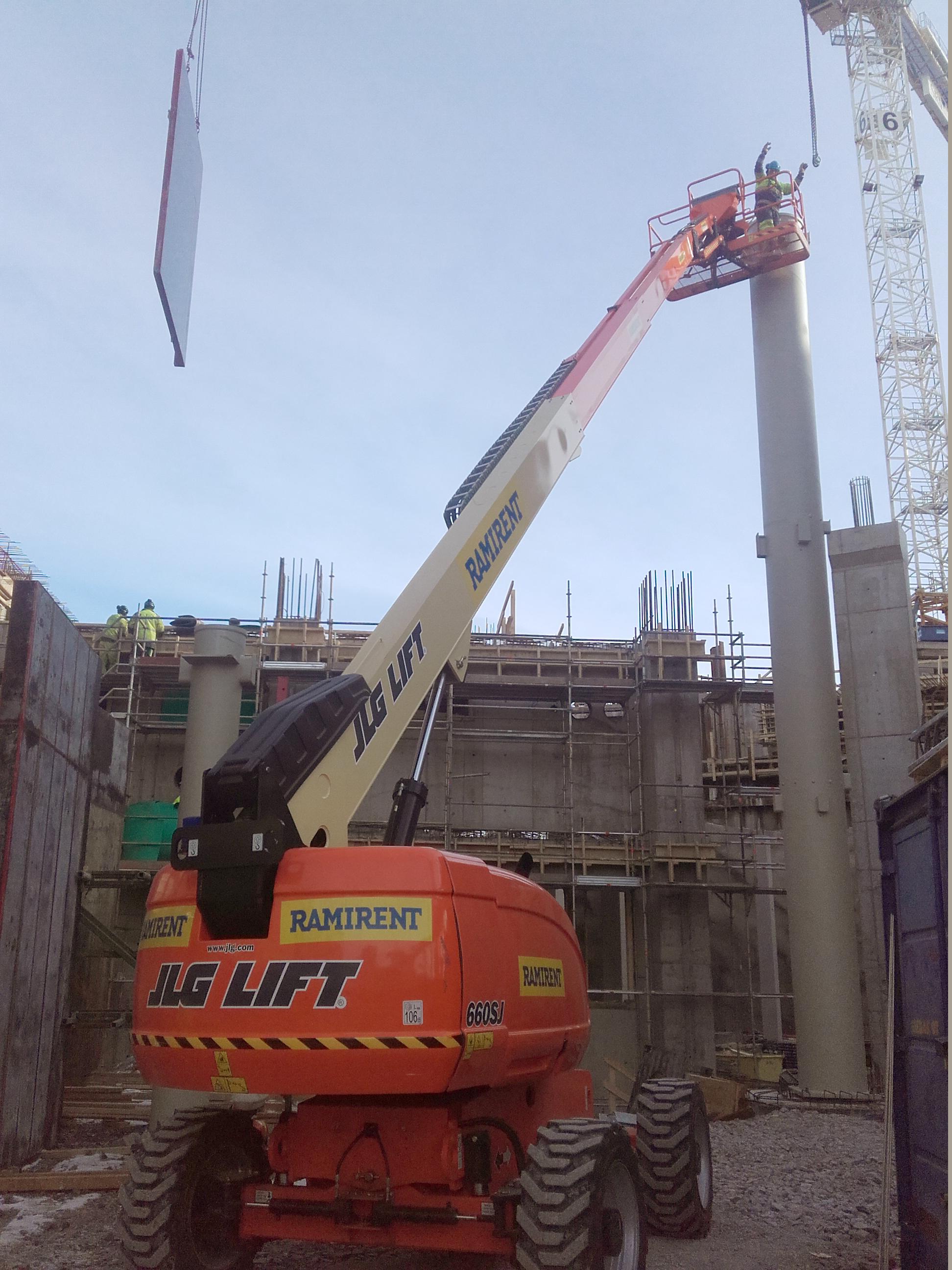 Teleskoplift diesel, plattformshöjd 20,3m