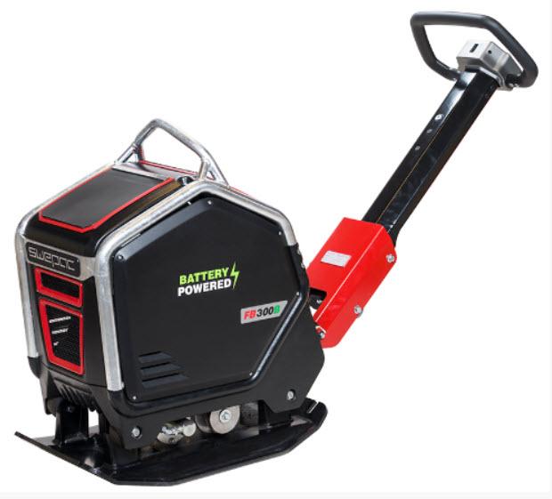 Vibratorplatta, batteridriven, < 300 kg