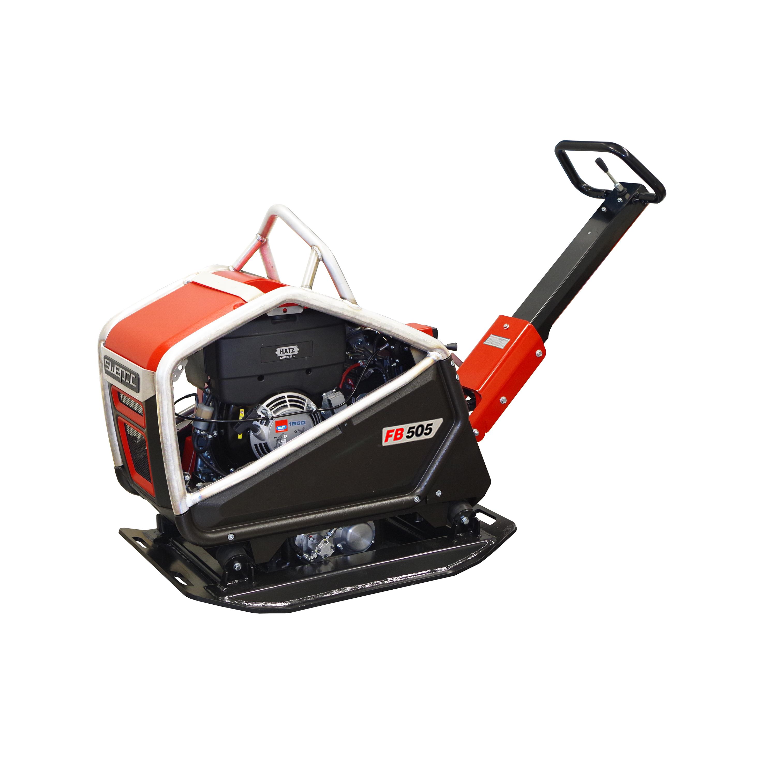 Vibratorplatta, dieseldriven, < 500 kg