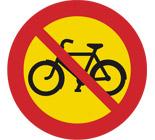C10 Förbud mot cykel och moped plast